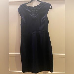 JCrew sheath navy business work dress size 10